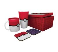 POKEMON - Pck Glass XXL + Mug + 2 Sous-verres "Pokéball"