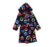 Pokemon Peignoir à capuche pour garçons ou filles, Robe de chambre, Âge 4-14 années, Disque, 4-5 ans