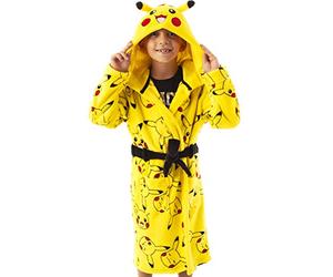 Pokémon Peignoir Garçons Filles Pikachu Enfants Peignoir De Poche 11-12 ans