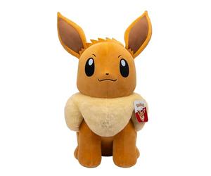 Pokémon Peluche Évoli Peluche Douce de 60 cm avec des détails Authentiques