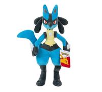 Pokémon Peluche Évoli Pokémon - Peluche Douce de 20 cm avec des détails Authentiques, Bleu Clair