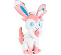 Pokémon- Peluche Nymphali- Peluche de 20 cm- Détails Authentiques- Jouets pour Enfants