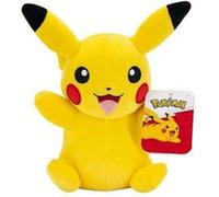 Pokémon Peluche Pikachu 20 cm Jaune/Rouge – Jouet officiel 2+ ans