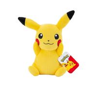 Pokémon- Pikachu Plush Officielle et de qualité supérieure 20,3 cm - Adorable, Ultra Douce, Jouet en Peluche, Parfait pour Jouer et Afficher - Gotta Catch 'Em All, Simple, PKW3074, 20 cm