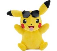 Pokémon Peluche Pikachu avec des Lunettes de Soleil - Peluche Pikachu de 20 cm avec Un Accessoire Unique
