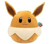 Pokémon Pokemon Squishmallows Eevee Jouet officiel pour enfants de 2 ans et plus Marron/blanc 50 cm