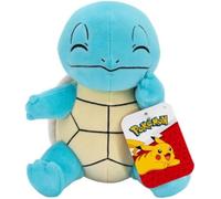 Pokémon Peluche Squirtle - 20 cm de haut - Bleu/Marron - Jouets en peluche officiels Pokémon pour enfants de 2 ans et plus