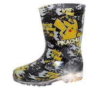 Pokemon Pikachu Bottes en caoutchouc lumineuses pour garçon - Noir - Noir , 24 EU
