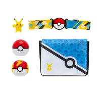 Figurine Pokémon Bandolier Set Pikachu with Poke Ball, Fast Ball & Pikachu Themed Belt & Bandolier W6