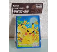 Pokémon Pikachu Deck Sleeves 64pcs Card Game Officiel Neuf Scellé Japon