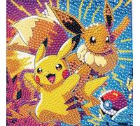 Pokémon | Pikachu Diamond Art | Sans cadre | À partir de 15 ans | Design 10