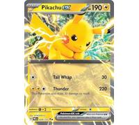 Pokemon - Pikachu ex 028/131 - Évolutions prismatiques - Double Rare - Foil - Carte Unique