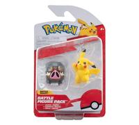 Jazwares Pokémon - Pack 2 Figurines Battle Figure Set Pikachu 5, Lechonk 5 cm