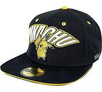 Pokemon Pikachu Homme Casquette Noir 80% Polyester, 20% Coton