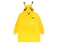 Pokémon Pikachu Homme Sweat-Shirt à Capuche Jaune Regular/Coupe Standard