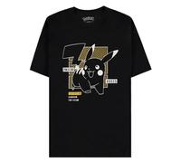 Pokemon Pikachu Line Art T Shirt Size L