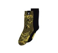 Pokémon Pikachu Lot de 2 paires de chaussettes de sport pour homme