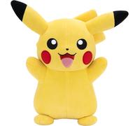 Pokémon – Peluche Pikachu 30 cm – Officiel, pour enfants dès 2 ans – Jaune/rouge