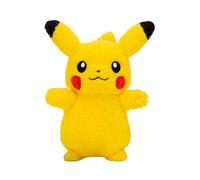 Pokemon Pikachu Peluche Douce à Poils Longs avec détails Authentiques 20,3 cm