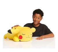 Peluche Pokémon Pikachu - 45,7 cm - Peluche de qualité supérieure en pose de sommeil