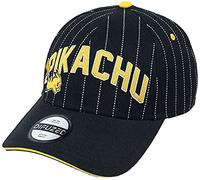 Pokemon Pikachu Unisexe Casquette Noir 80% Polyester, 20% Coton