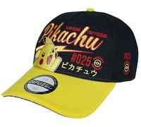 Pokémon Casquette Pikachu Unisexe 85% polyacrylique, 15% coton Noir/Jaune
