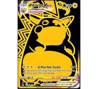 Pokemon - Pikachu VMax - TG29 - Trainer Gallery - Lost Origin - Full Art - Carte holographique Noire et dorée