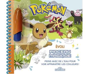 Pokémon - Pinceau magique Évoli - Livre avec pinceau magique - Dès 3 ans