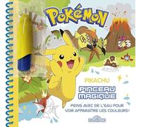 Pokémon - Pinceau magique - Pikachu - Livre avec pinceau magique - Dès 3 ans