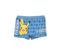 Pokemon Pkm-8008 Maillot de bain boxer Enfants et adolescents, bleu, 10 ans