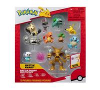 Pokémon PKW -Battle Figure MP 10Pk 2": Pikachu #4, Squirtle #5, Bulbasaur #5, Ch