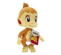Pokémon PKW2692 Chimchar Peluche Pokémon 20,3 cm - Détails Authentiques - Jouets pour Enfants - Multicolore
