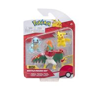 Pokemon PKW2807 - Jeu de Figurines Battle - Pikachu, Schiggy, Resladero - Figuri