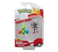 Pokémon PKW3006 Battle Figure Set - Gladiantri Roselia - Official Battle Figure
