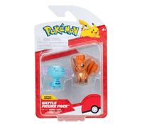 Pokémon PKW3575 - Figurine de Combat - Felino & Vulpix - Figurines Officielles détaillées - 5 cm chacune