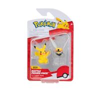Pokémon PKW3576 - Figurine de Combat - Ninjask et Pikachu - Figurines Officielles détaillées - 5 cm chacune