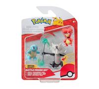 Pokémon PKW3600 - Figurine de Bataille - Magby, Schiggy, Alola Knogga, Figurines Officielles