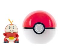 Pokémon PKW3628 Clip 'N' Go Fuecoco Figurine de Combat de 5,1 cm et Accessoire Poké Ball Multicolore
