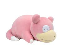 Pokémon PKW3674 Slowpoke Sleeping Plush - Peluche Premium 45,7 cm en Position de Sommeil