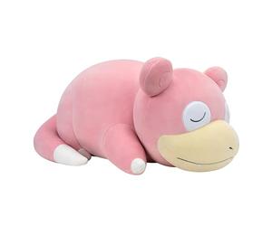 Pokémon PKW3674 Slowpoke Sleeping Plush - Peluche Premium 45,7 cm en Position de Sommeil
