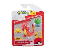 Pokémon PKW3894 - Figurine de Bataille - Pomme de Wading, Myrapla, Glutexo, Figurines Officielles