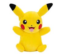 Pokémon Peluche Pikachu 20 cm Jaune/Rouge – Jouet officiel 2+ ans