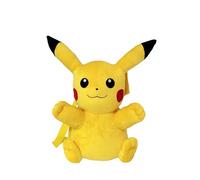 Pokemon- PlushBag Pikachu Sac à Dos Peluche, MC-111-PK, Multicolore