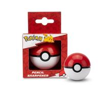 Pokemon Poké Ball Taille-crayon avec récipient à copeaux intégré - Papeterie pour enfants sur le thème Pikachu, taille-crayon compact pour l'école et le dessin, 4,5 cm