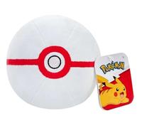 Pokemon Pokeball en peluche de 10,2 cm - Jouet en peluche douce avec fond lesté (Premier Ball)
