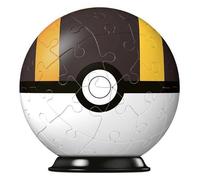 Pokemon Pokeball Noire Ultraball Puzzle 3D 54pz Ravensburger
