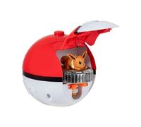 Pokémon Pack de toupies de combat Évoli avec lanceur Poké Ball