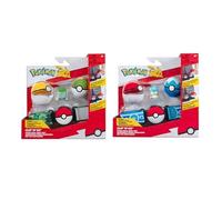 Pokemon Pokémon Clip´N´Go Kit de ceinture - Quaxly & Bulbasaur - Jeu officiel pour enfants de 4 ans