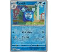 Pokemon Poliwhirl 061/165 - Pokémon 151 - Carte unique holographique inversée
