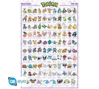 Pokemon - Poster Maxi 91.5x61 - Sinnoh Pokemon